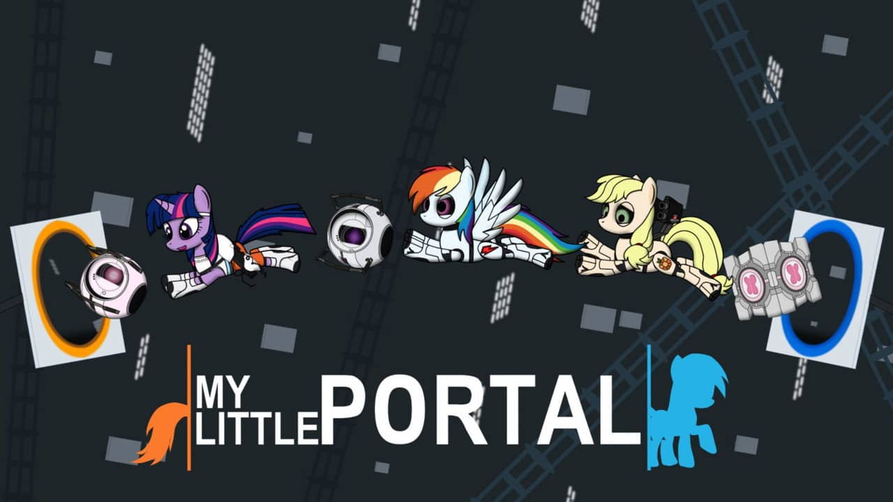 My Little Portal backdrop