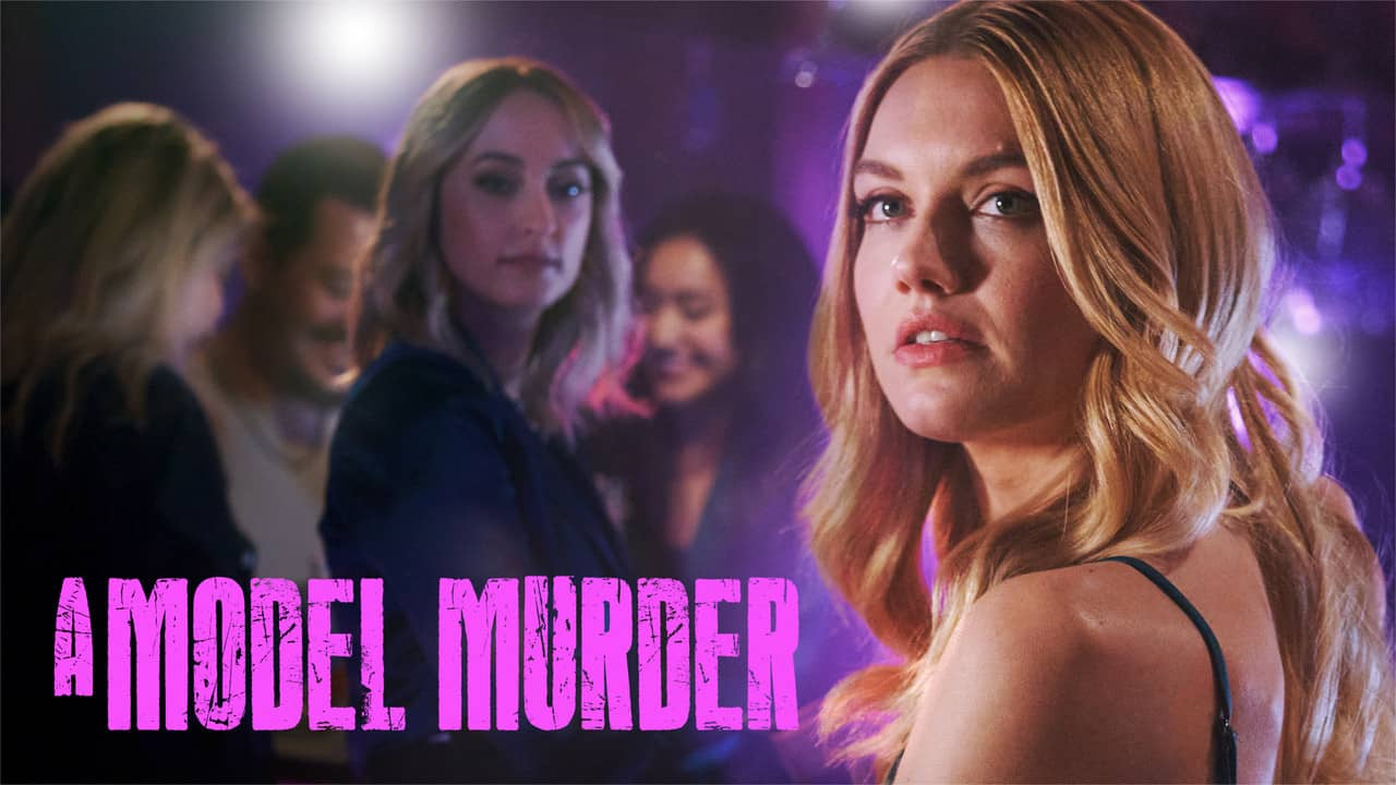 A Model Murder backdrop