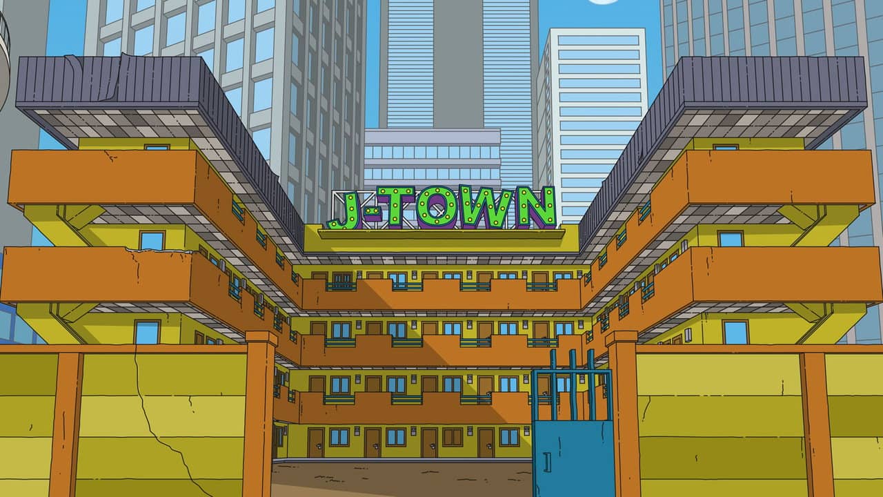 J-Town backdrop