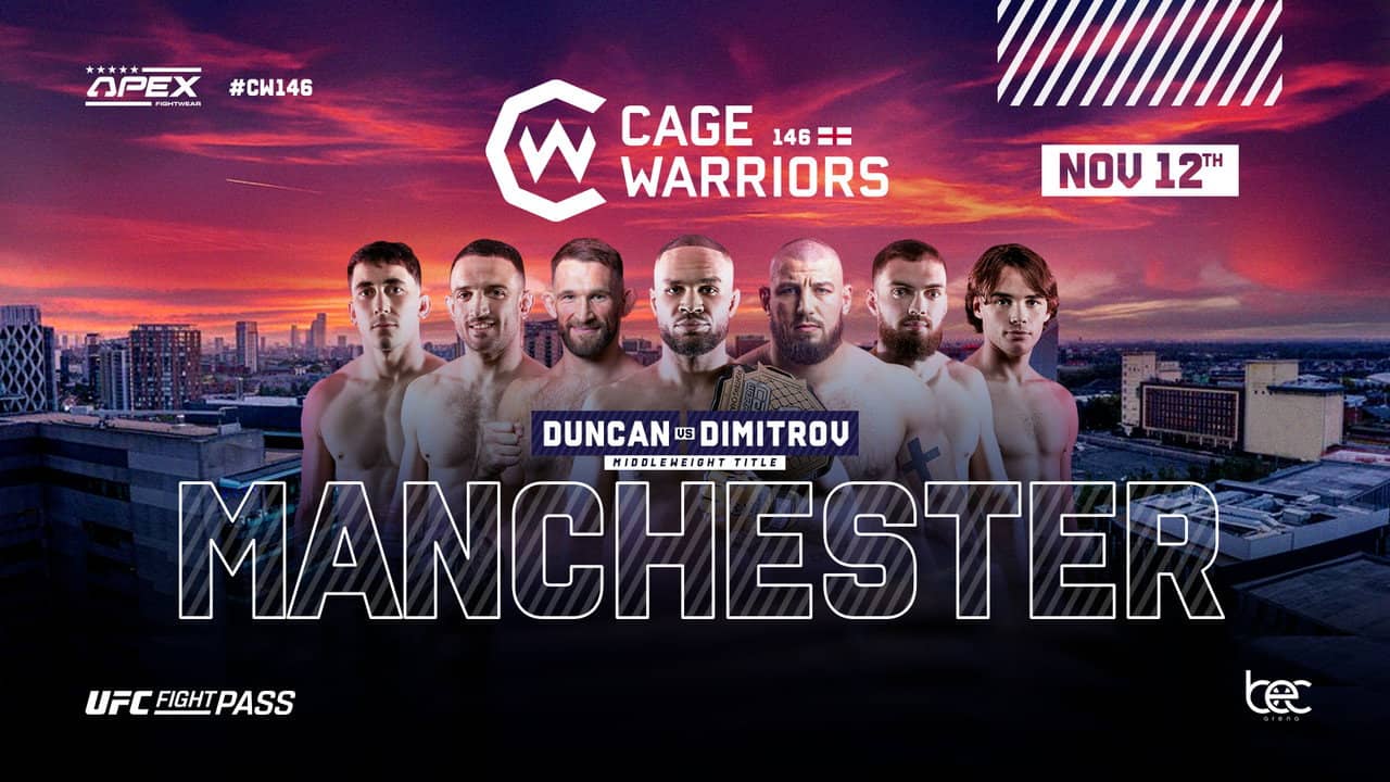 Cage Warriors 146: Manchester backdrop