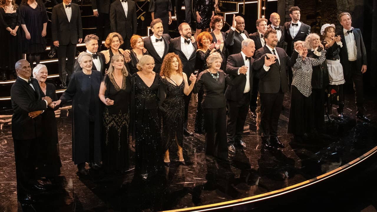 Stephen Sondheim's Old Friends backdrop
