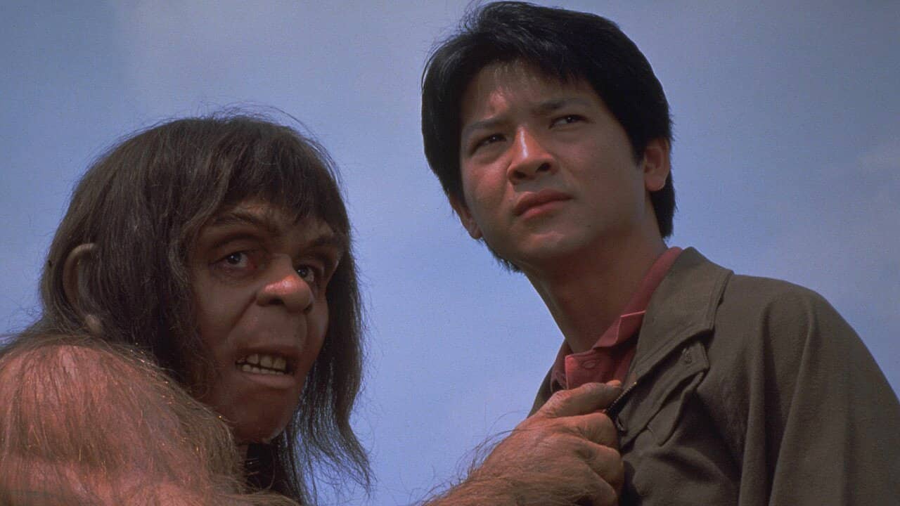 The Peking Man backdrop