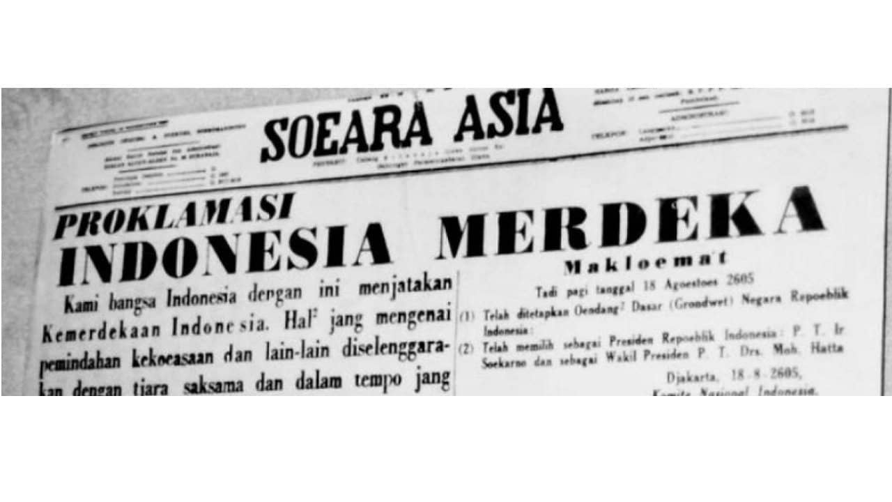 Indonesia Merdeka! backdrop