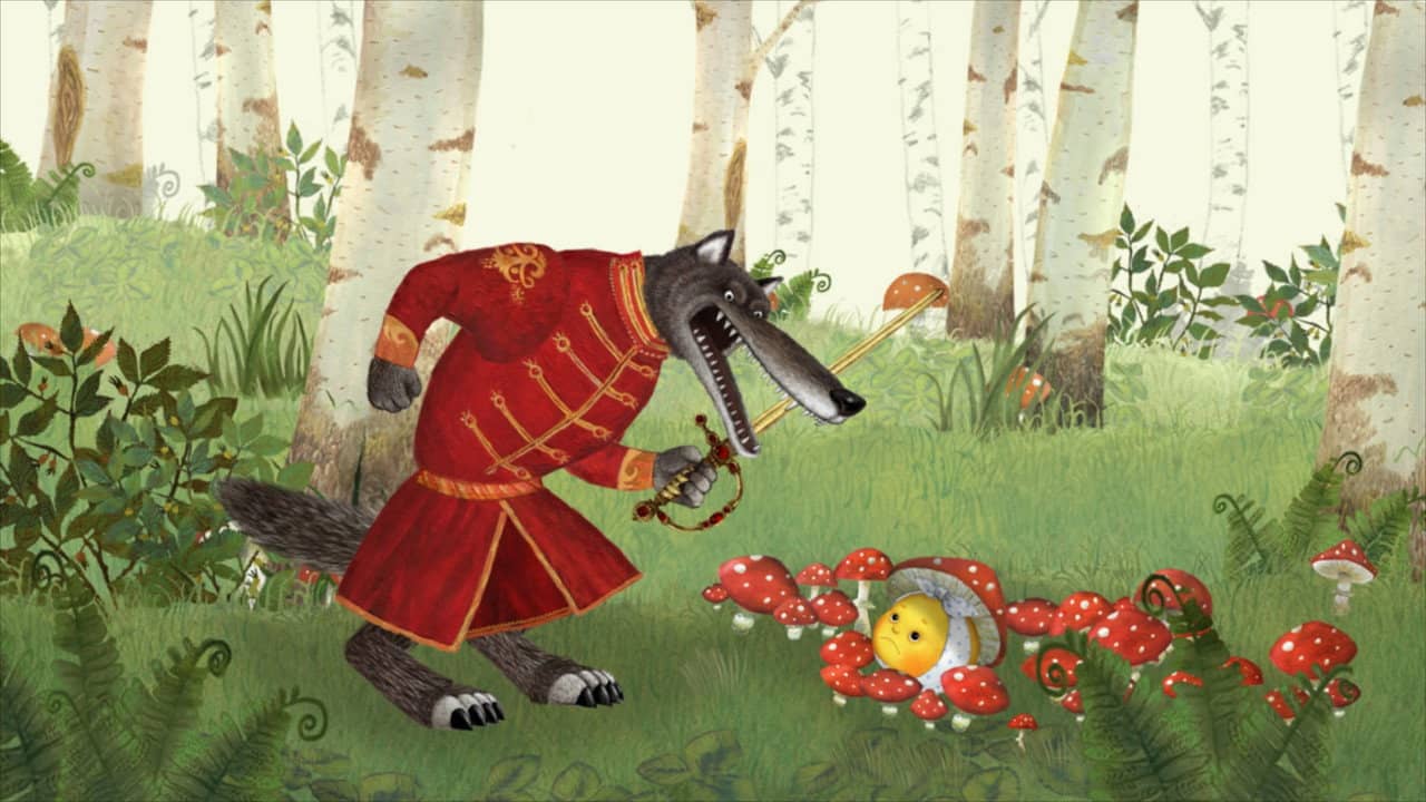 Kolobok backdrop