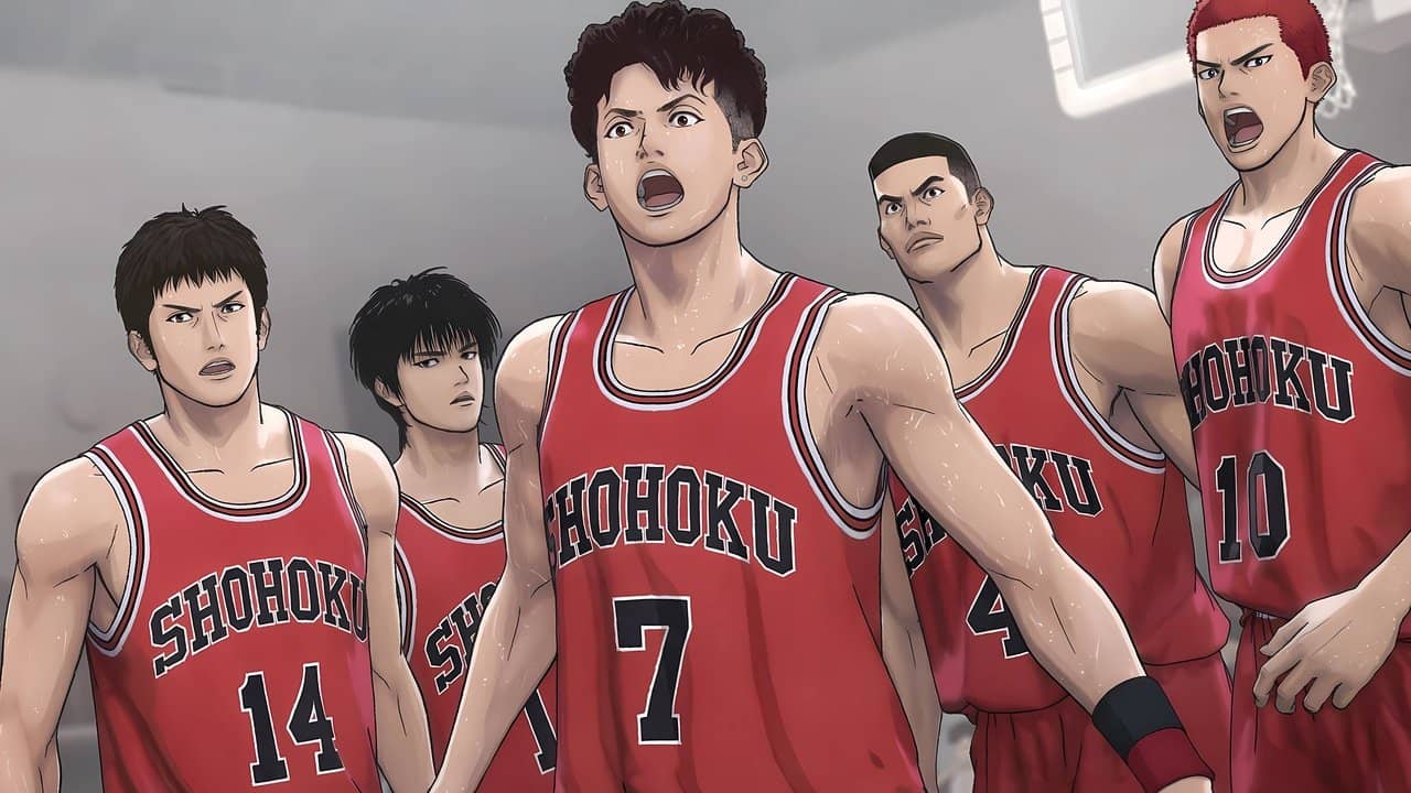 The First Slam Dunk backdrop