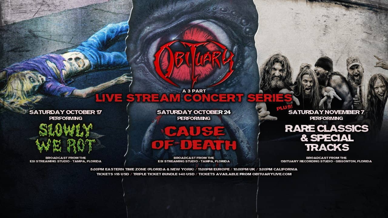 Obituary - Rare Classics & Special Tracks Live Stream backdrop