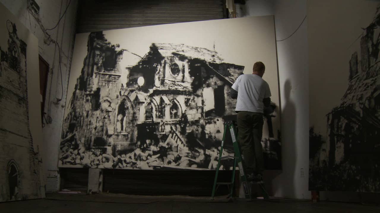 Bull's eye, un peintre à l'affût backdrop