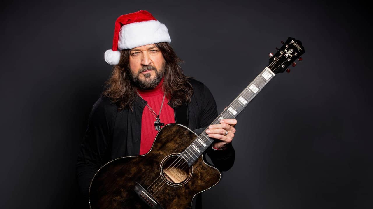 The 5th Annual Michael Sweet Christmas Show backdrop