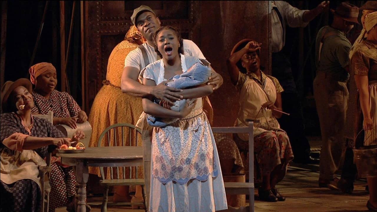 The Gershwins' Porgy and Bess backdrop
