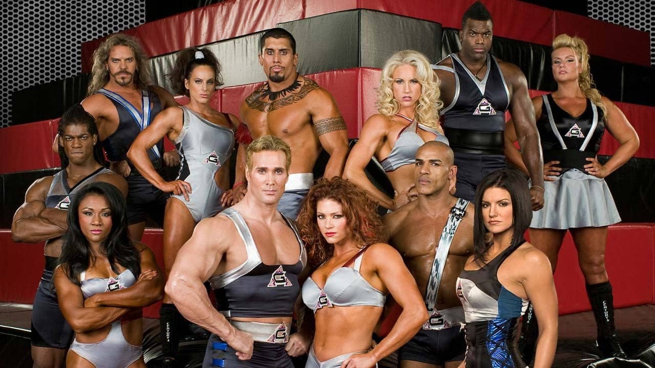 American Gladiators backdrop