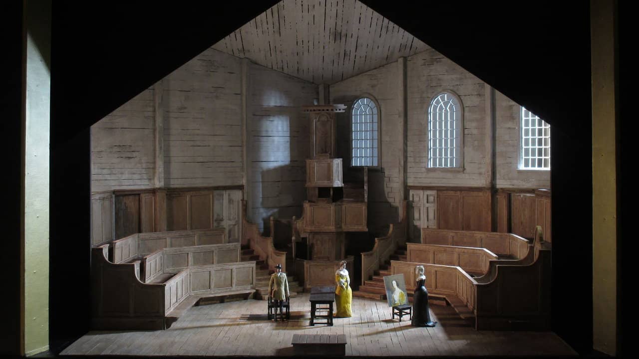 The Metropolitan Opera: I Puritani backdrop
