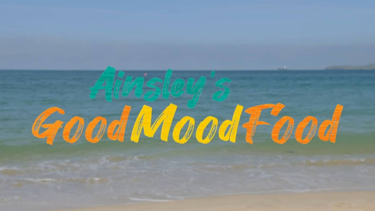 Ainsley's Good Mood Food backdrop