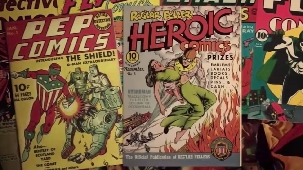 Superheroes: A Never-Ending Battle backdrop