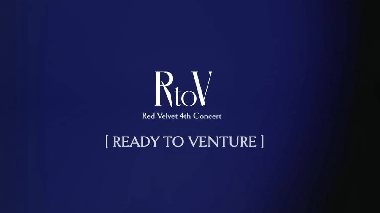 Red Velvet 4th Concert : R to V Production Diary ‘READY TO VENTURE’ backdrop