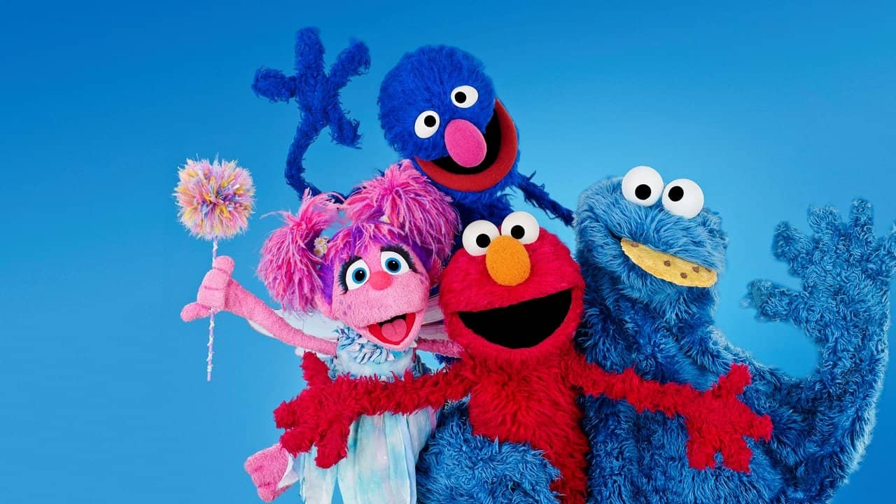 My Sesame Street Friends backdrop