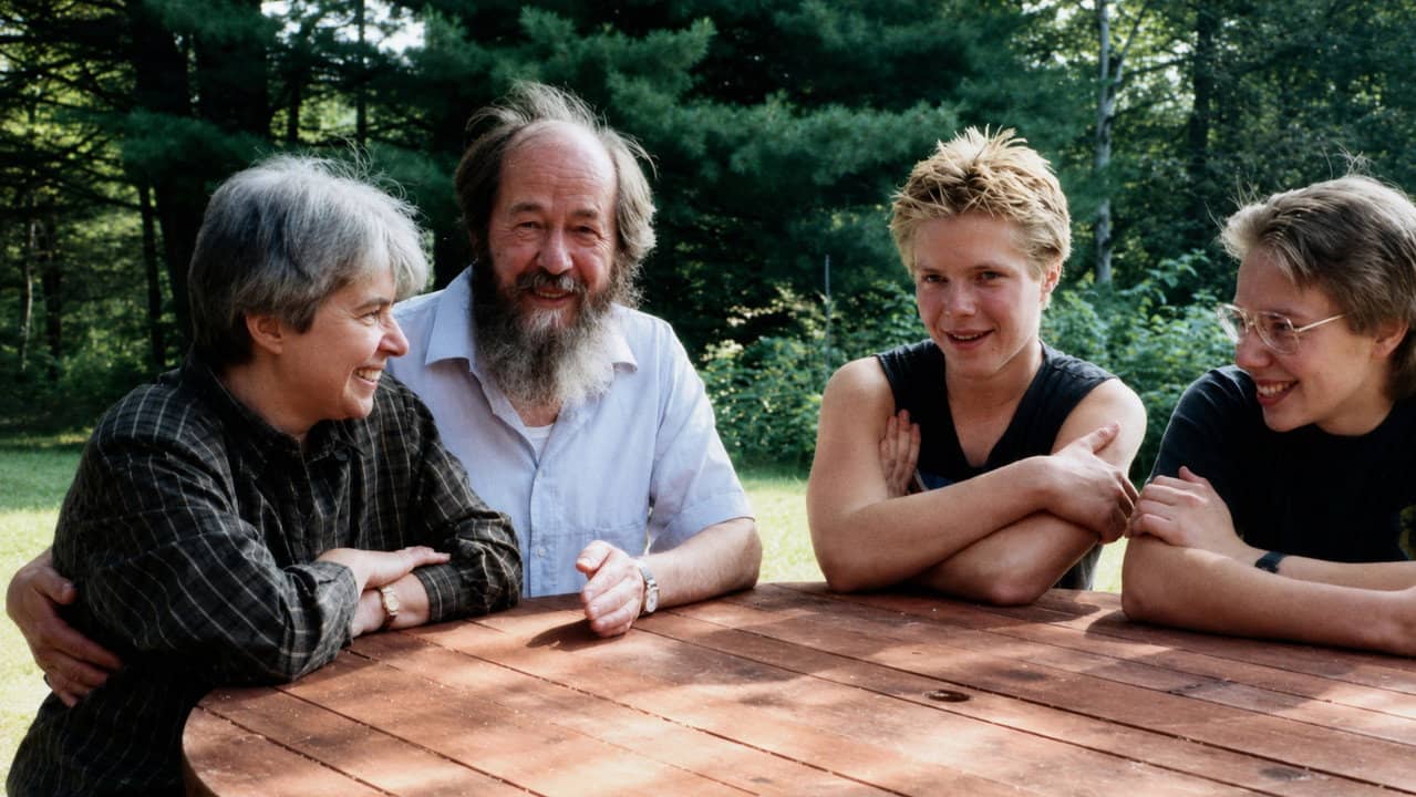 Alexander Solzhenitsyn backdrop