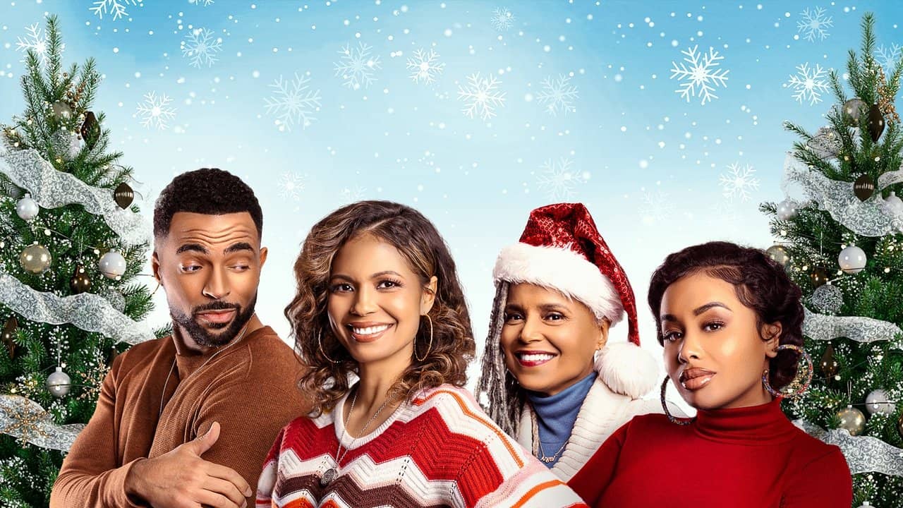 Blended Christmas backdrop