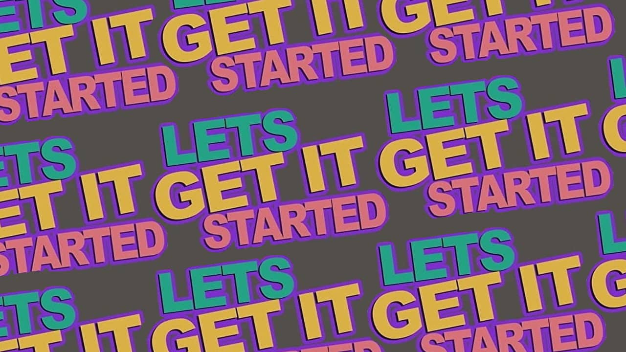 Let's Get it Started backdrop