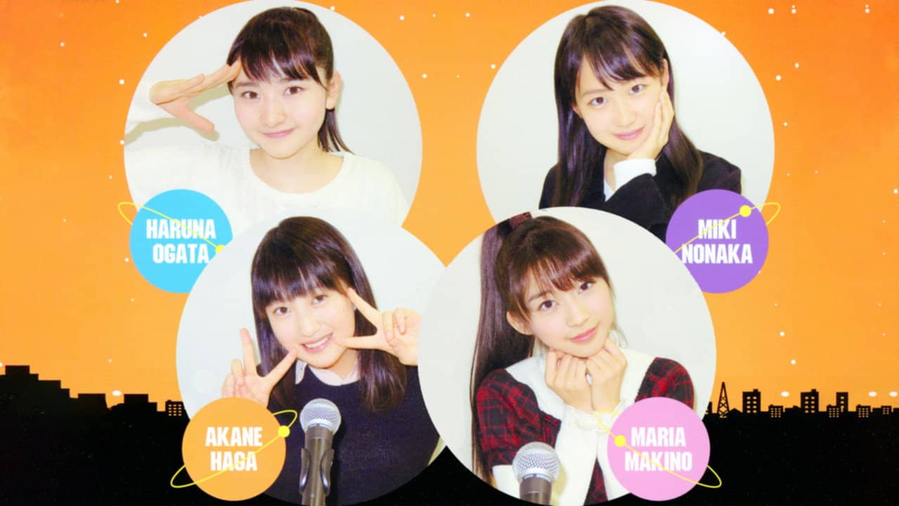 Morning Musume.'17 12ki Member WEB Talk "12ki Relay" Part.2 backdrop