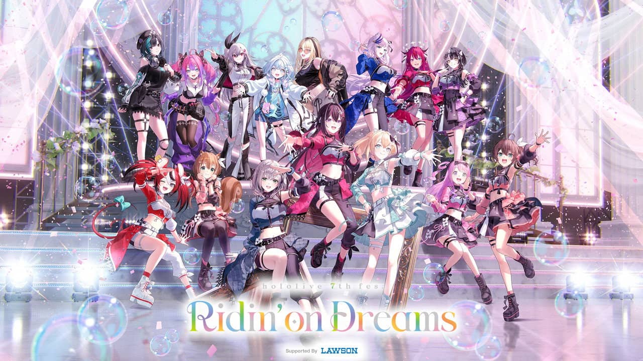 hololive 7th fes. Ridin’ on Dreams Day 2 Stage 3 backdrop
