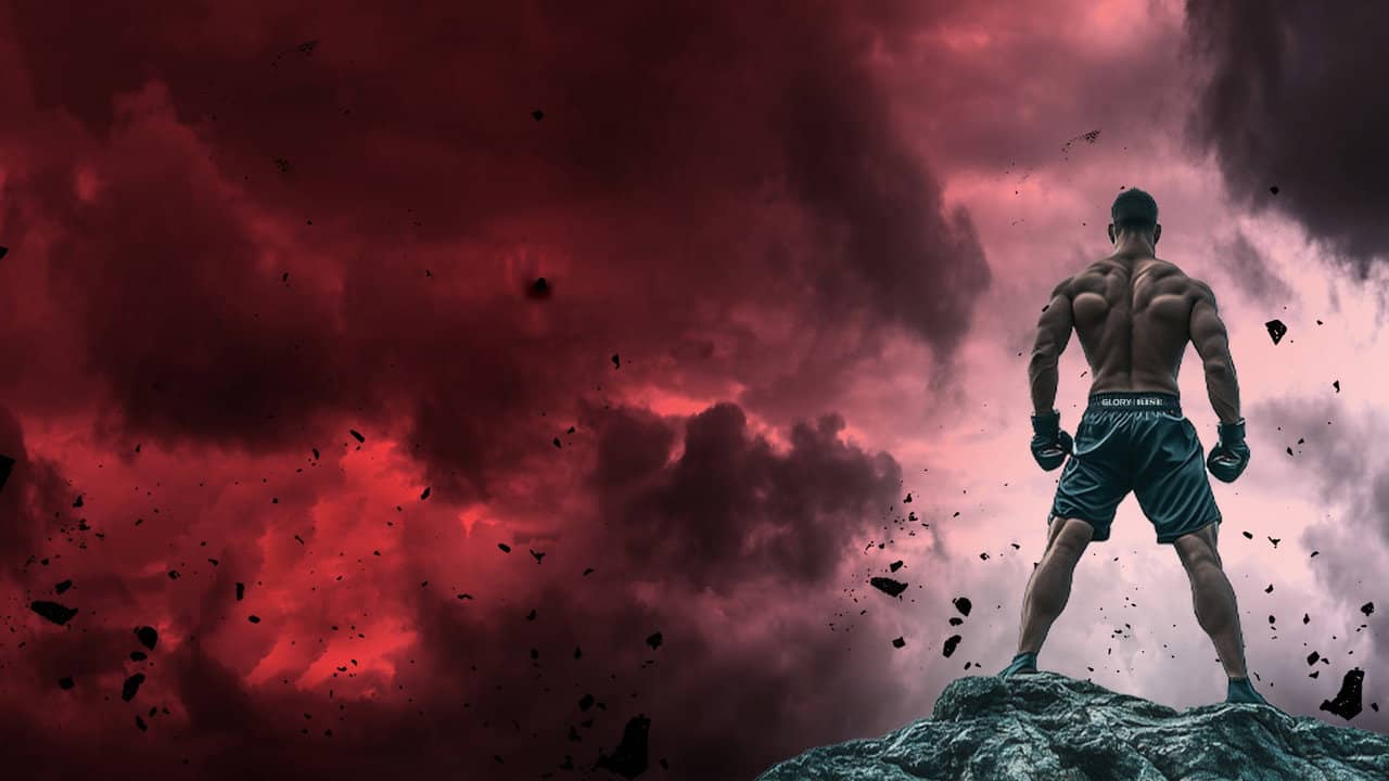GLORY 101 backdrop