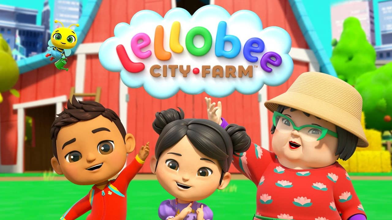 Lellobee City Farm backdrop