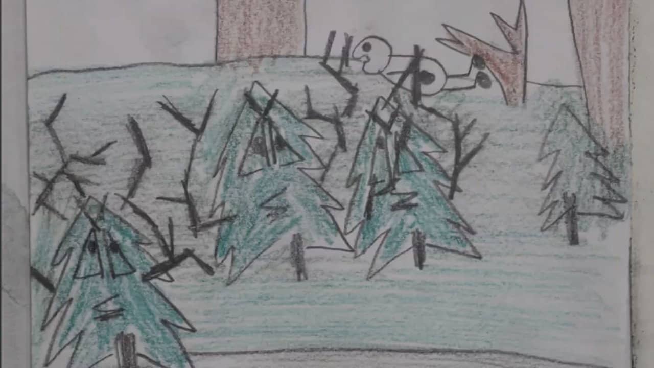 The Taking Tree backdrop
