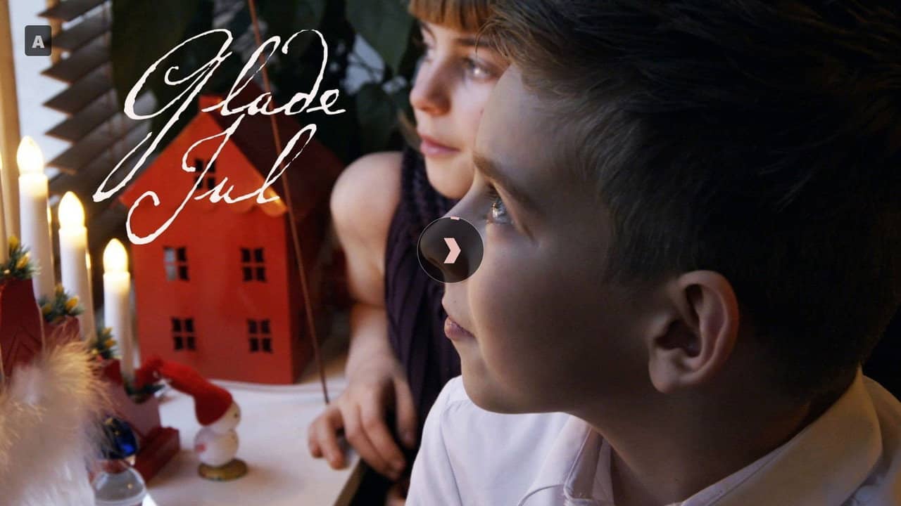 Glade jul backdrop