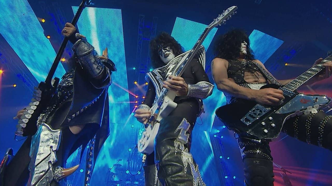 Kiss Rocks Vegas backdrop
