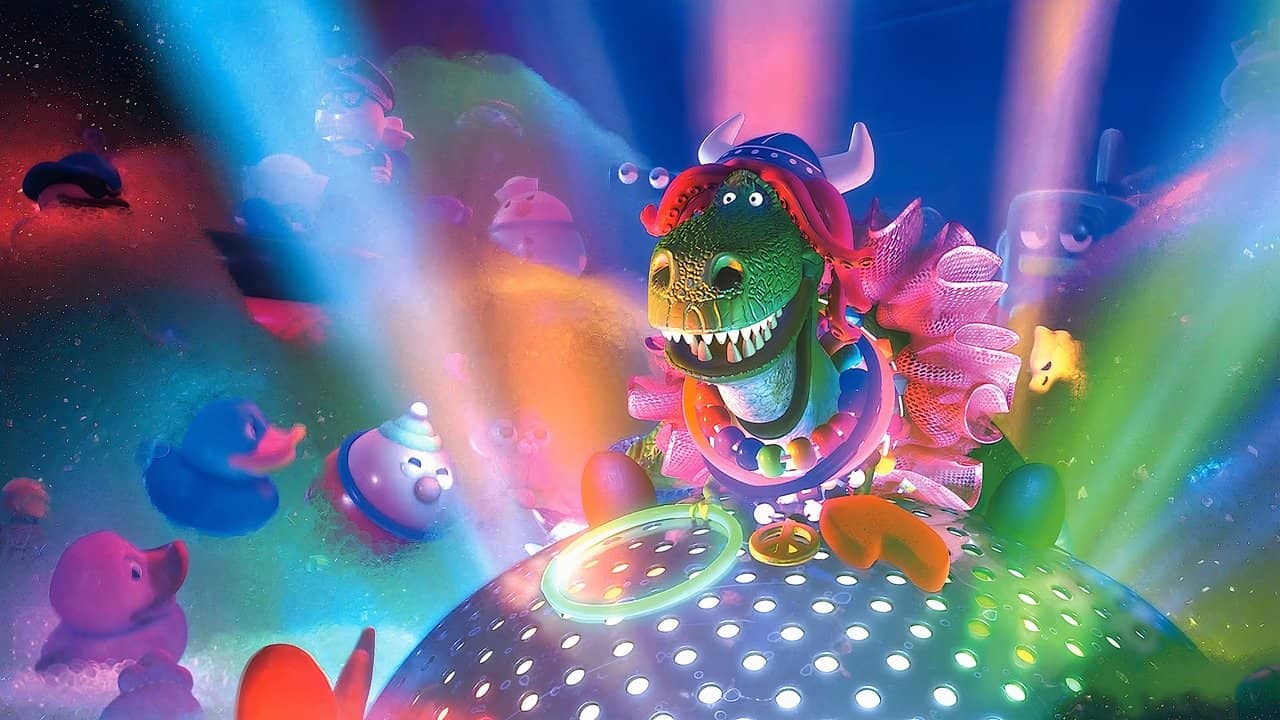 Partysaurus Rex backdrop