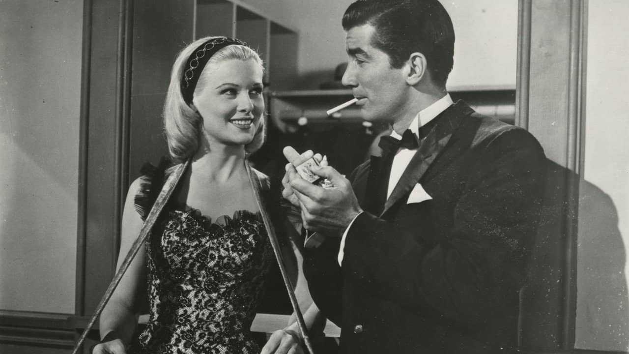 The George Raft Story backdrop