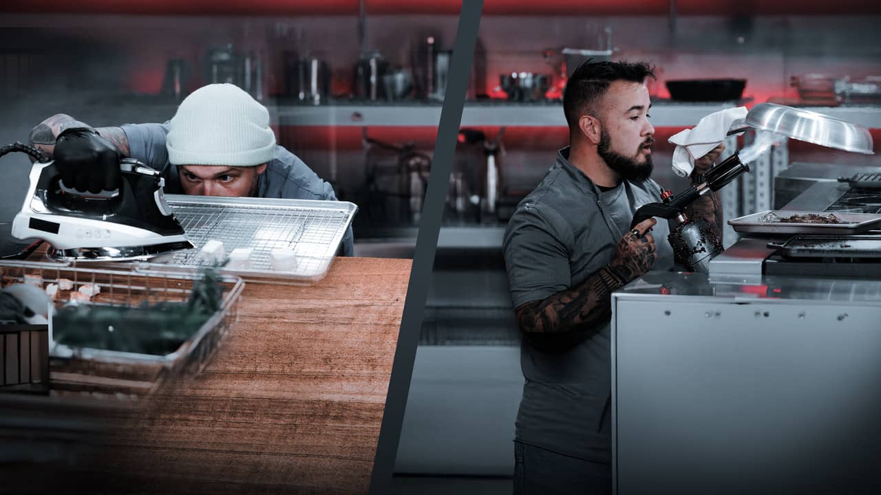 Cutthroat Kitchen: Knives Out backdrop