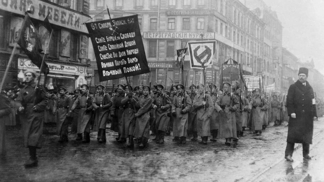 1917: One Year, Two Revolutions backdrop