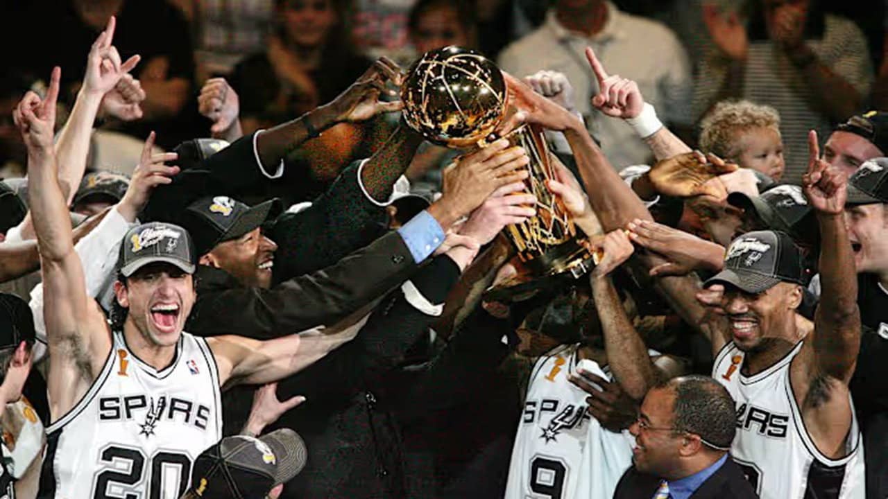 The 2005 NBA Finals backdrop