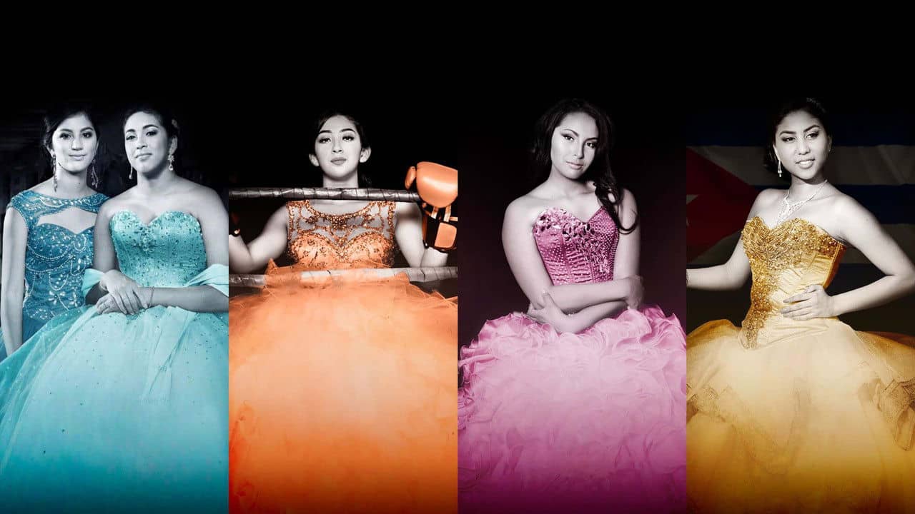 15: A Quinceañera Story backdrop