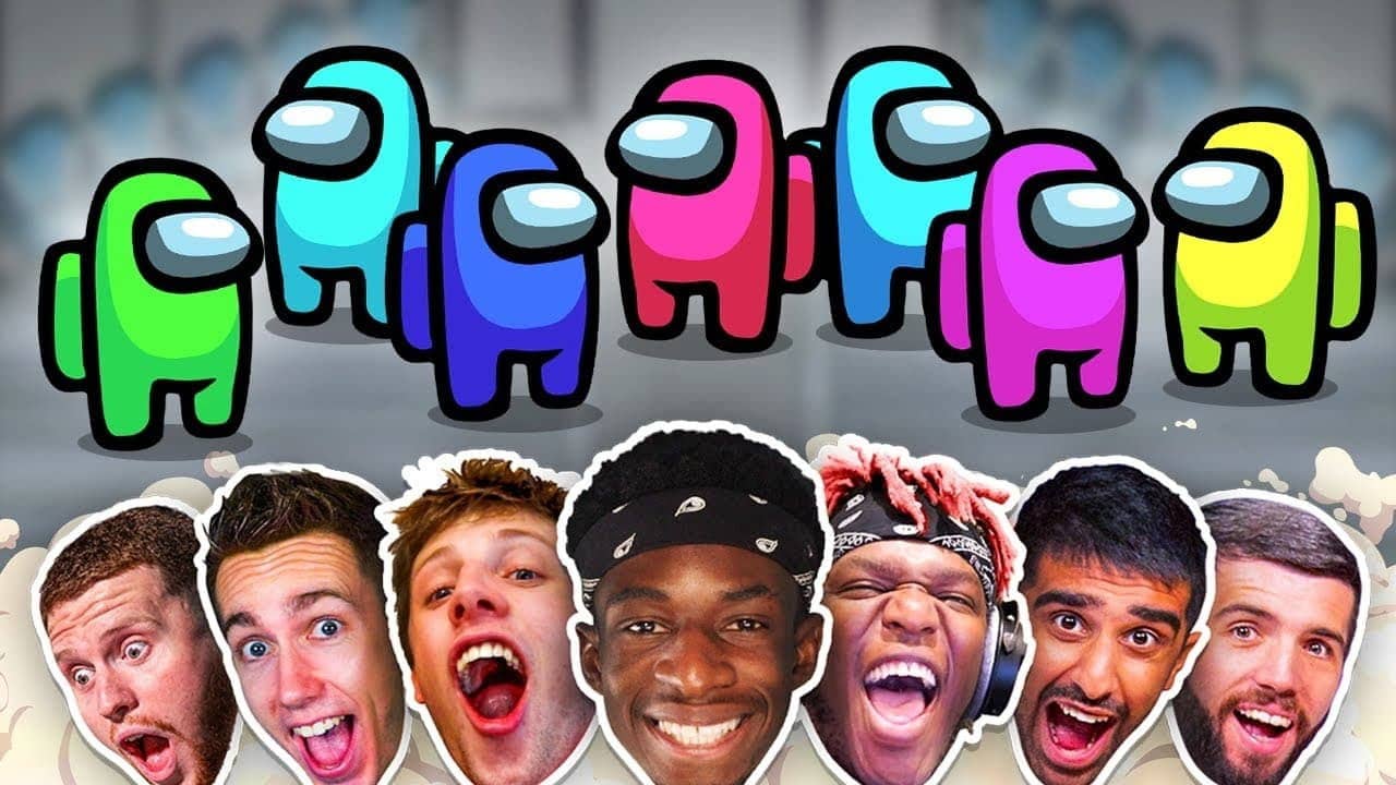 Sidemen Among Us backdrop