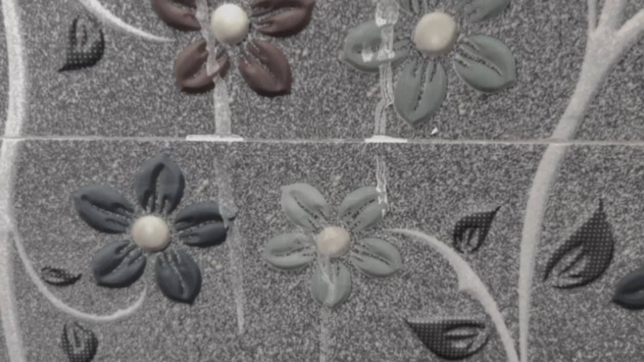 Etched Flowers backdrop