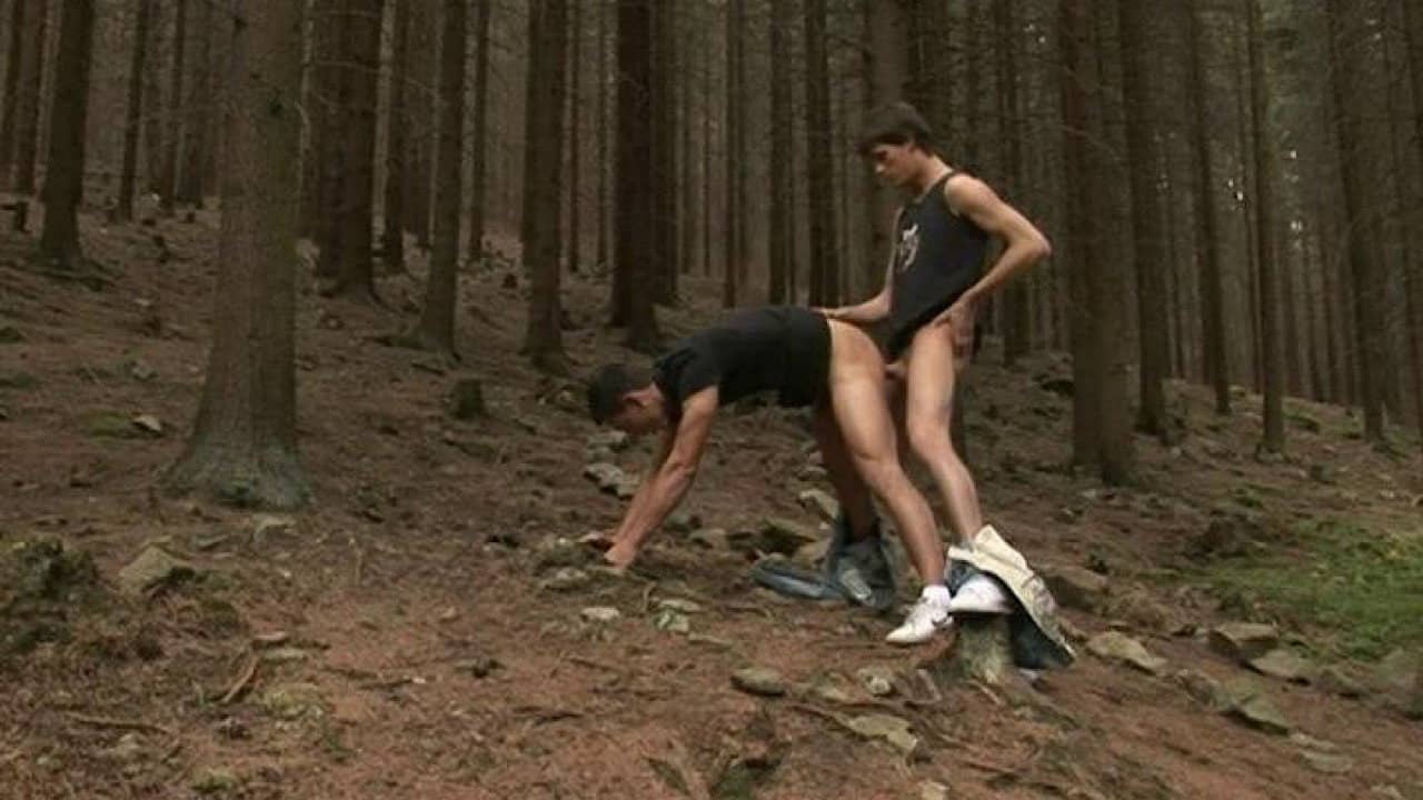 Boys in the Woods backdrop
