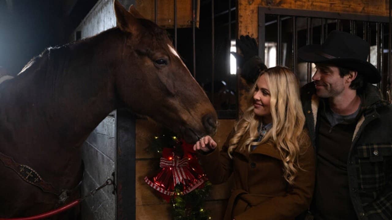 Wild West Christmas backdrop