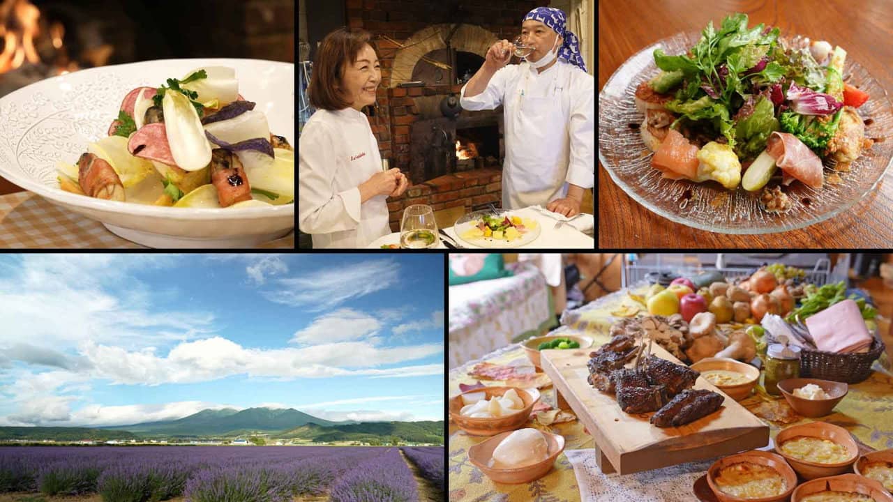 Gifts of the North: Furano A Chef and Maître d'hôtel backdrop