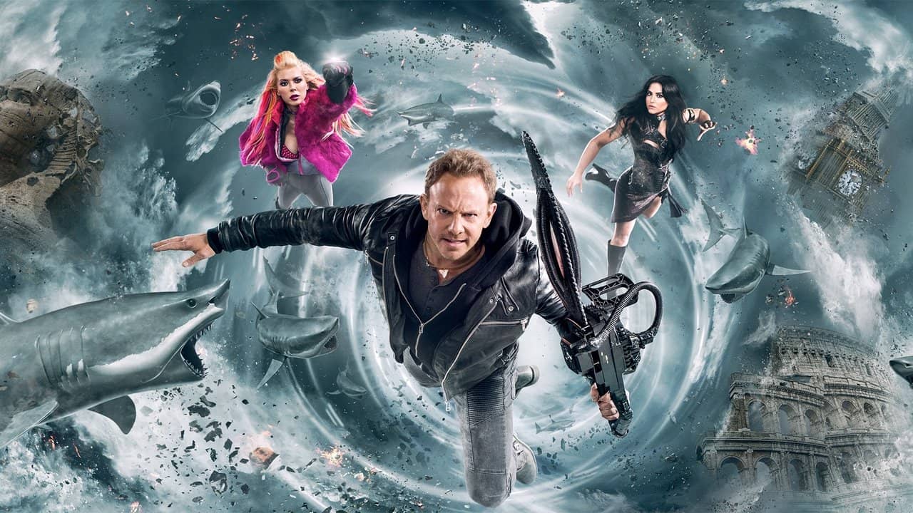 Sharknado 5: Global Swarming backdrop
