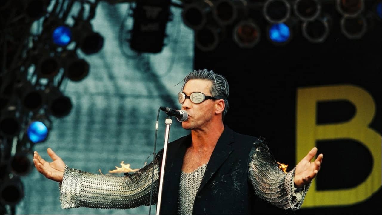 Rammstein - Bizarre Festival 1996 backdrop
