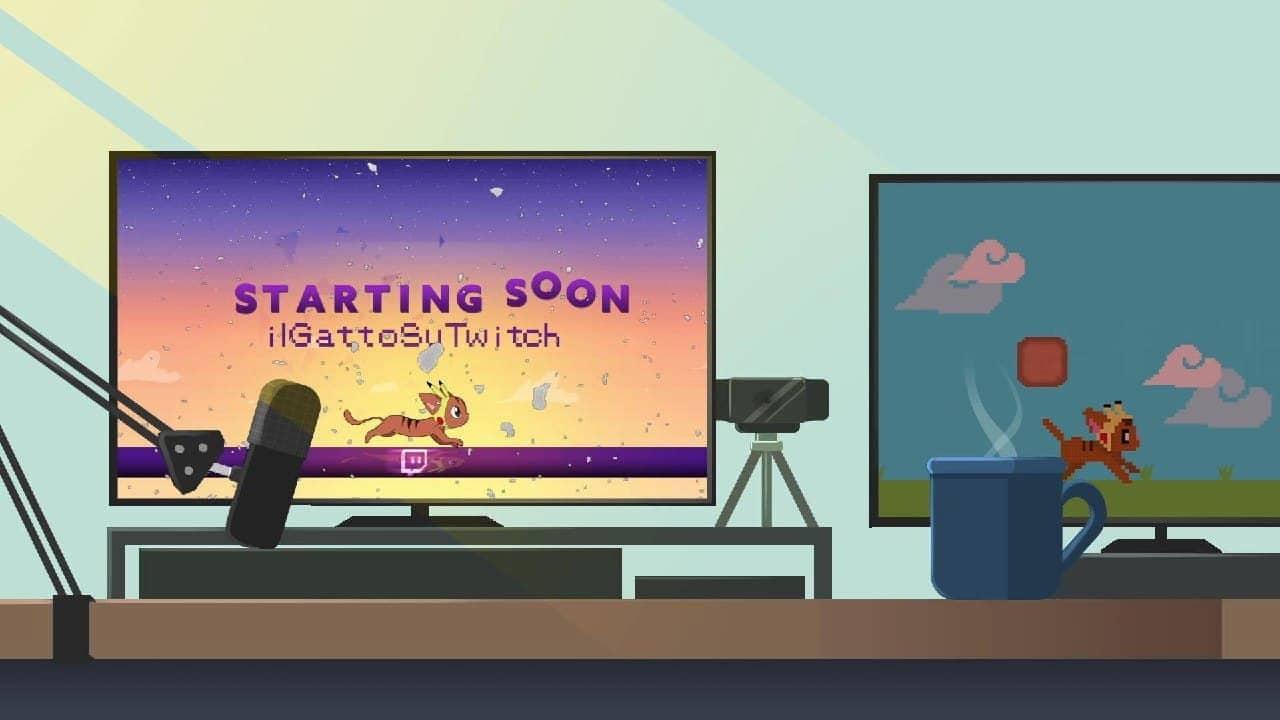 Il Gatto Su Twitch backdrop