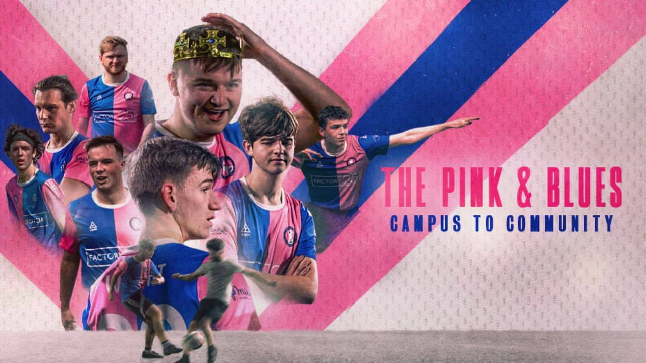 The Pink & Blues: Campus to Community backdrop