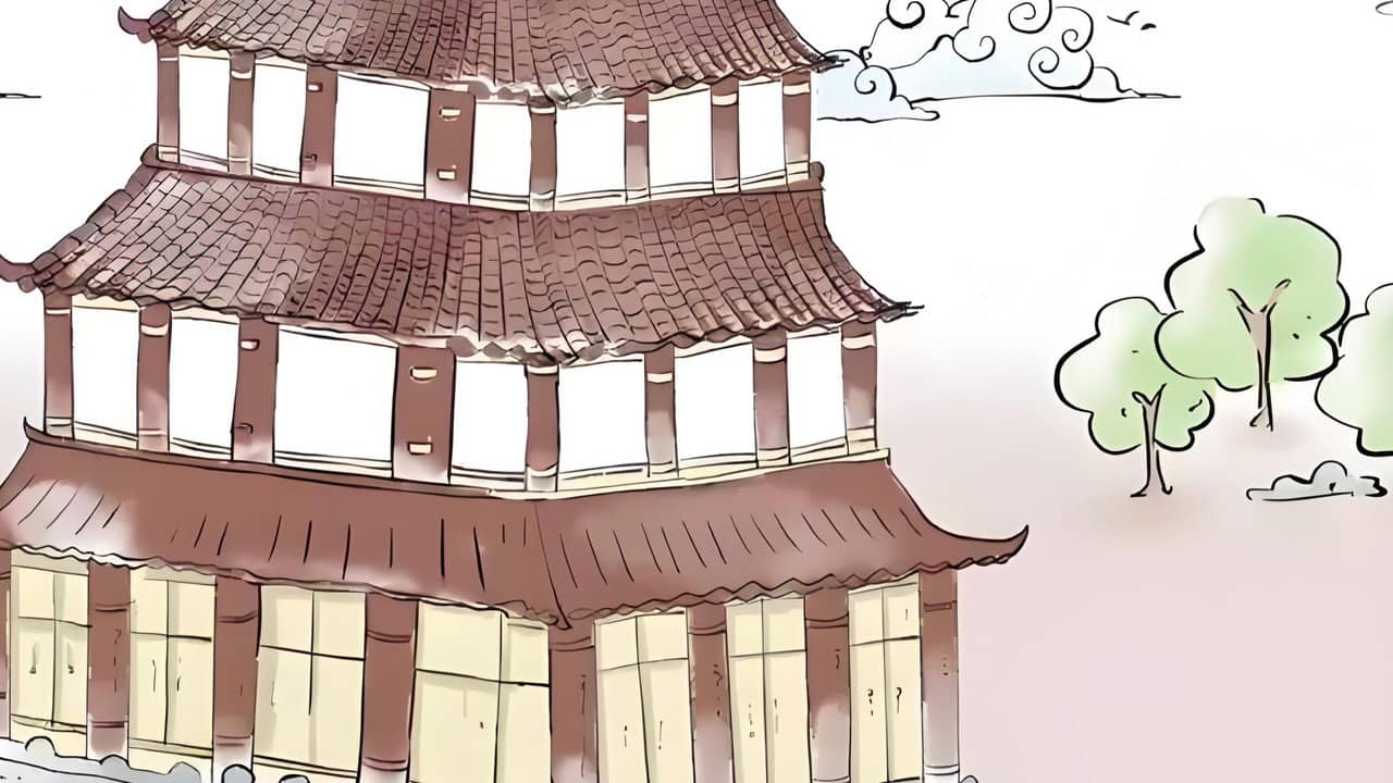跟着成语去旅游 backdrop
