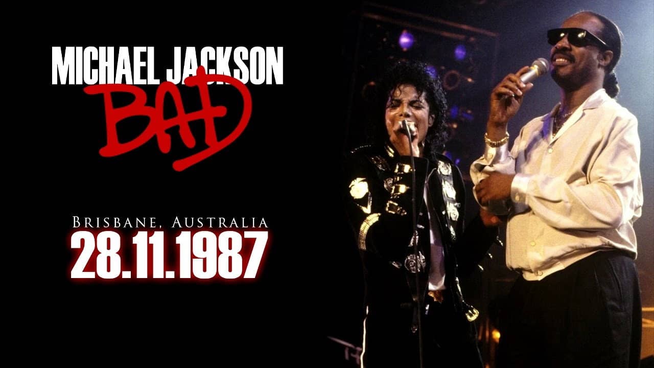 Michael Jackson: Bad Tour Live in Brisbane 1987 backdrop