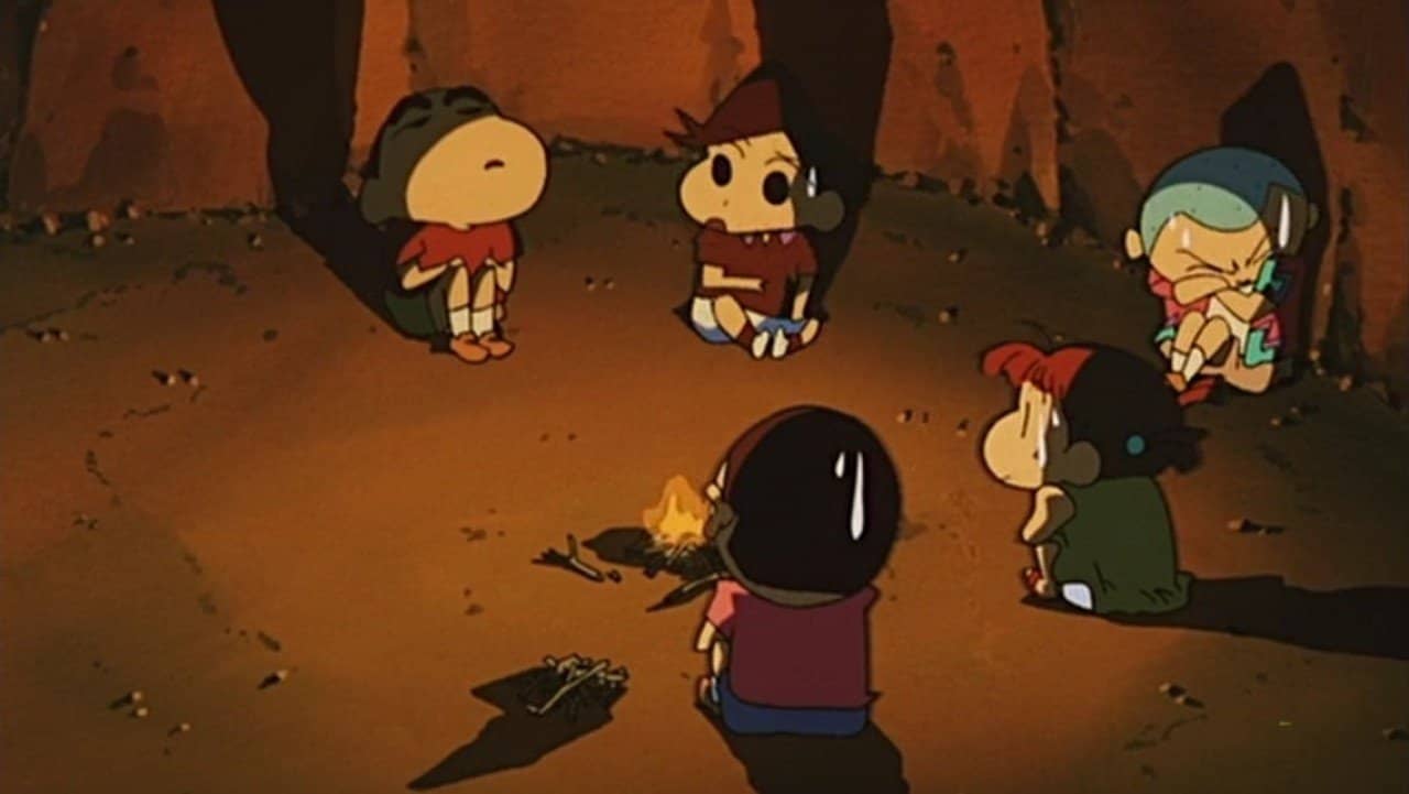 Crayon Shin-chan: A Storm-Invoking Jungle backdrop