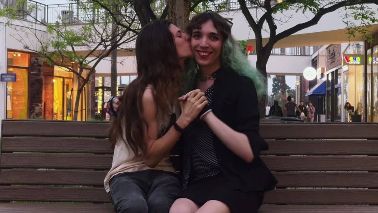 Necessity: Transgender Kiss backdrop