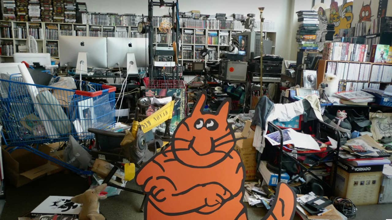 In Chris Marker's Studio backdrop