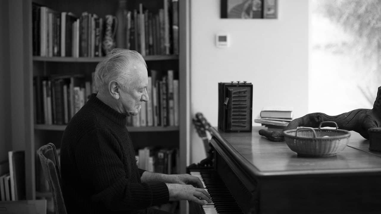 In Time: Dónal Lunny backdrop